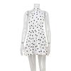 Robe d'été pour femme à pois, dos nu, à nouer au cou, taille haute, coupe évasée, sans manches, amincissante
