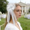 Elegant Anime Hair Accessory Rose And Lace Headpiece Halloween Cosplay Costume Hair Clip For Gothic Outfits