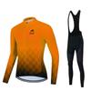 Cycling Suit Long Sleeve Cycling Suit Men's Tour De France Fleece Winter Cycling Suit 2026 Winter Fleece Warm Cycling Suit Set