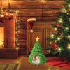 Christmas Tree Cat Bed Material Indoor Kitten Tent Material Set House Cave Craft Furniture Decorations for Pets Cats Dogs