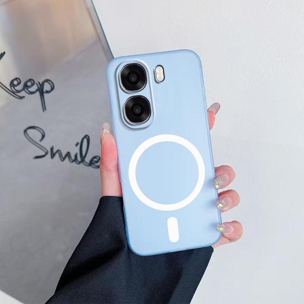 Case for OPPO A6x 4G/5G,A6t Pro,A6 4G5G Premium Magnetic Matte Phone Casing Protection Cover