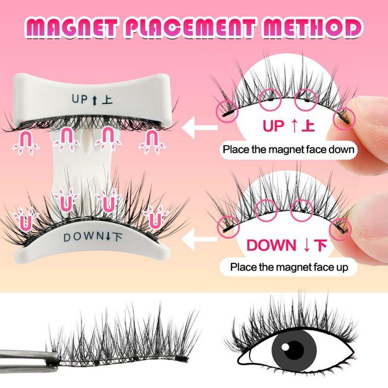 Lashie - Natural Magnetic Multipack False Eyelashes (Various Designs)