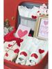 Red Heart Baby Gift Box: Festive Blessing for Newborns and Little Princesses - First Birthday, Hundred Days Celebration