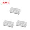 1/3/5pcs Portable Eggs Box 3/4/8 Grids Egg Holder with Lid Outdoor Camping Picnic Egg Storage Box Transparent Kitchen Organizer
