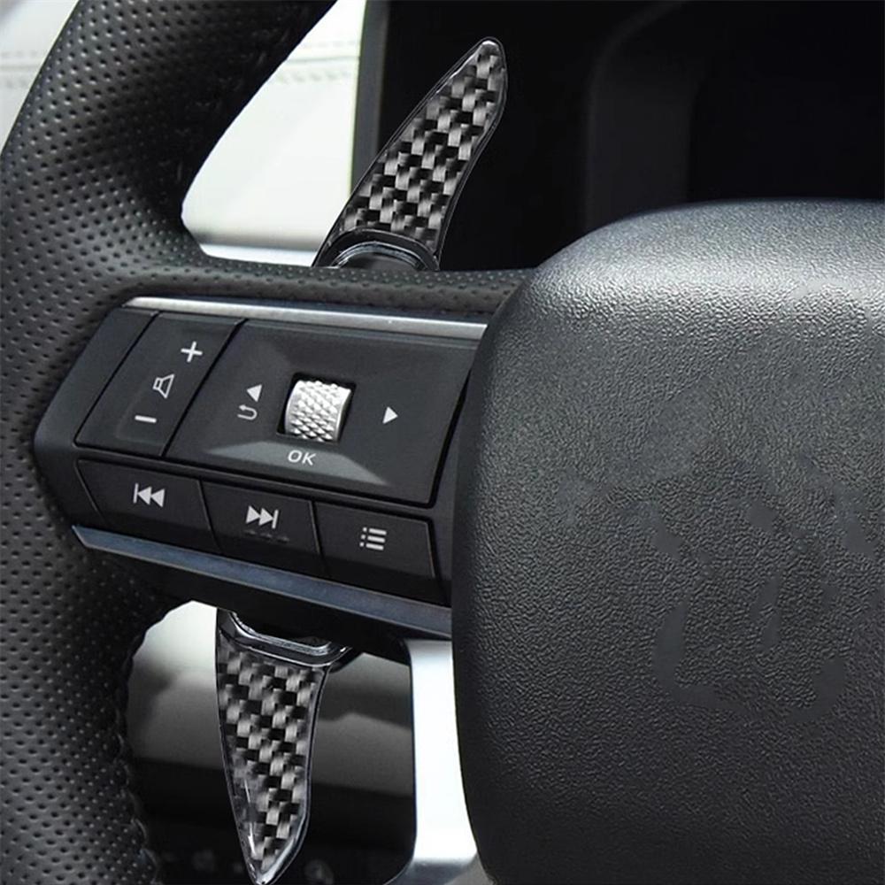 Carbon Fiber Steering Wheel Shift Paddle Shifter For Mitsubishi Outlander 22-24
