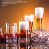 Unzerbrechliche Acryl-Bierbecher, bruchsicher, Frühstücks-, Milch-, Kaffee-, Wasserkrug, Küchen-Trinkgeschirr, wiederverwendbarer Champagnerbecher