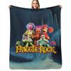 Fraggle Rock Characters Cave Throw Blanket Portable Lightweight Blanket for Travel Camping