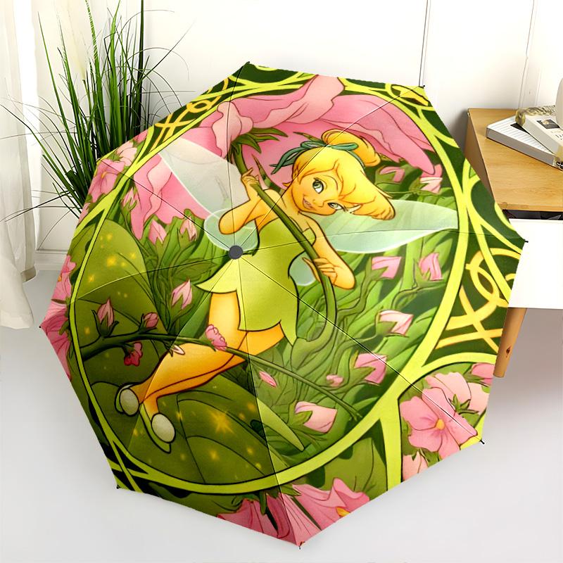 Alice Wonderland Magic Folding Umbrella Travel Suitable For All Seasons Printing Travel Umbrella Umbrella