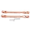 2Pcs RC Universal Drive Shaft 1 10 Scale RC Car Transmission Shaft for Remote Control Model Upgrade Repair129mm