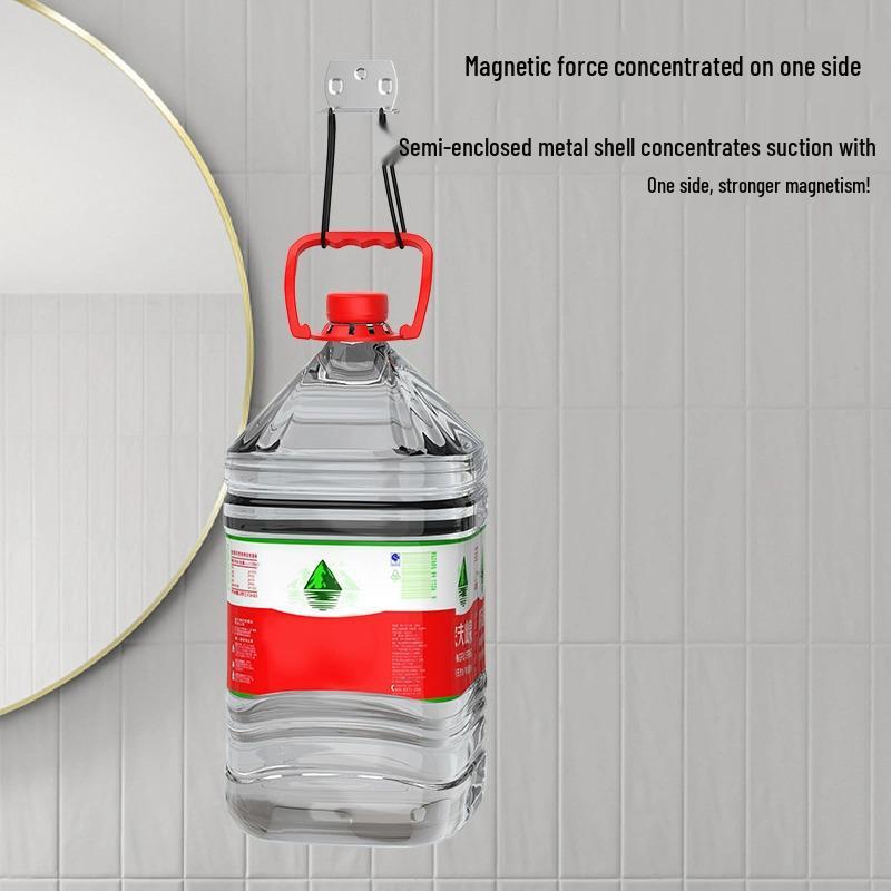 New 6-Piece Magnetic Push-Pull Door Closer Set: Punch-Free Suction for Wardrobe & Drawer