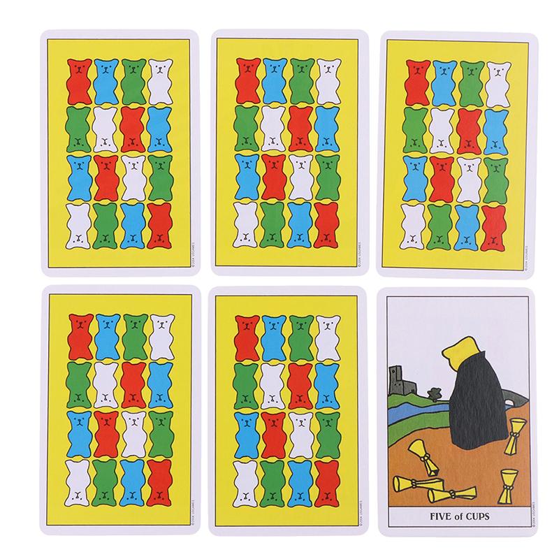 Tarot cards of gummy bear oracle deck board games
