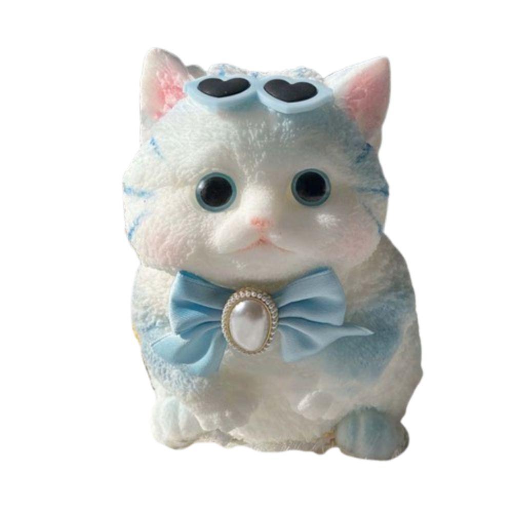 Animal Simulation Cat Squeeze Toys Slow Rebound Cat Fidget Toy Big Cat Doll Squeeze Toy  Office
