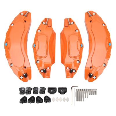 4 Pcs 18in 19in Wheel Hub Caliper Covers Aluminium Alloy Disc Brake Caliper Guard Protector Cover