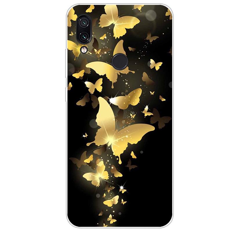 For Xiaomi Redmi Note 7 Case Flower Animal Cover Silicone Case For Redmi Note 7 Pro Note7 Bumper Shockproof Phone Case Coque
