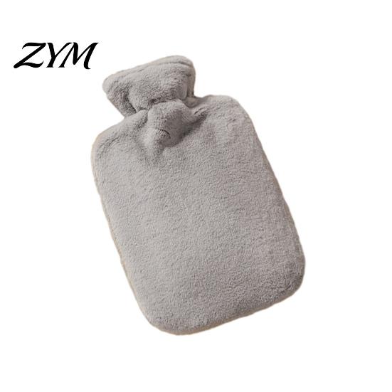 Period Pain Relief Hot Water Bag PVC Bottle with Plush Cover, 1000/2000ML Leakproof Bag, Reusable Cold Compress Pouch for Shoulder, Back, Hand, Legs,