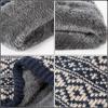 Thickened Winter Knit Neck Warmer with Fleece Lining - Plush, Warm, Outdoor Casual Single Loop