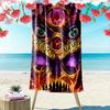 Custom NamePsychedelic Art Beach Towel Soft Microfiber Summer Towel Quick Dry Absorbent Towel for Beach Swimming Pool Travel