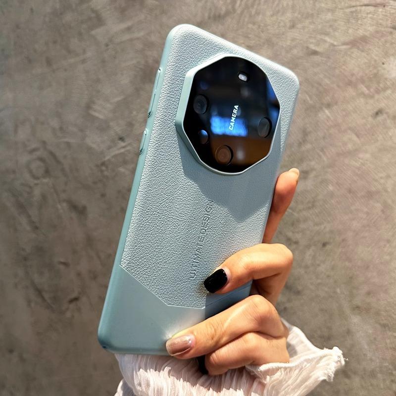 Extraordinary Master Is Suitable for Huawei Mate60pro Mobile Phone Case 40 Plain Leather Mate70 Anti Fall P70 Protective Case