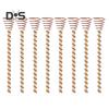 Electroculture Plant Stakes Copper Gardening Antenna Stakes Spiral Copper Wire On Wooden Stakes for Electroculture Plants Fruits Vegetables Growth