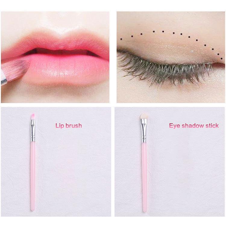 5pcs/Set Eye Shadow Foundation Blusher Eyebrow Eyeliner Eyelash Lip Brush Makeup Cosmetic Tools