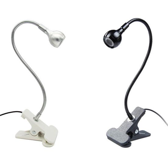LED Masa Lambası Klipsi 1W Esnek Hortum USB Güç Kaynağı Okuma Kitabı Bilgisayar Işığı