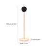 Creative Wood Hair Tie Holder Organizer Hair Accessories Storage Shelf with Sturdy Base Kids Safe Display Rack for Hair