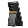 SUTENI For Samsung Galaxy S25 Ultra Leather Phone Case Wallet Card Holder Magnetic Wireless Charging 2-in-1 Detachable Kickstand