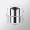 Stainless Steel Ventilation Pipe Fittings Multiple Sizes Ducting Connector