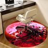 Anime Character Chair Mat - Round Carpet for Home Decor, Office Use, Bedroom & Living Room Gift0424b