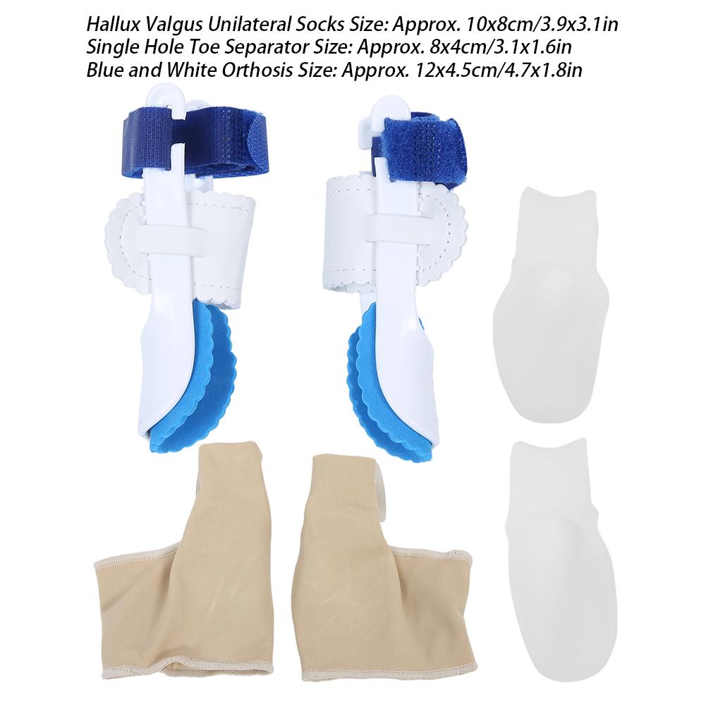 6 Stück Hallux Valgus Korrektor Ballenschienen Zehenspreizer für Fußpflege