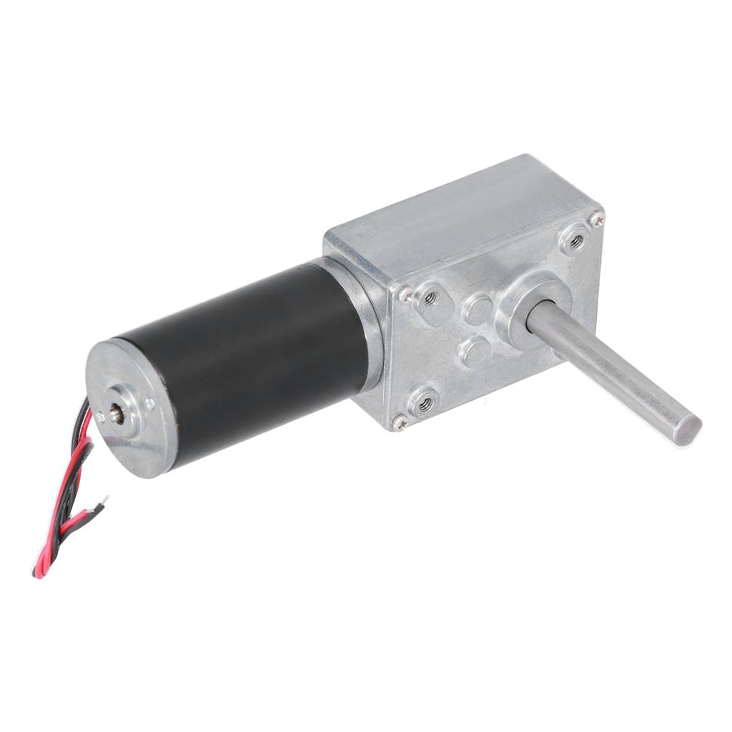 Worm Gear Motor DC Self Locking Mini Speed Reduction Electric Gear Box Reducer EngineDC12V 80RPM