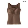 Women Thick Fleece Thermal Warm Vest With Built In Bra Inner Wear