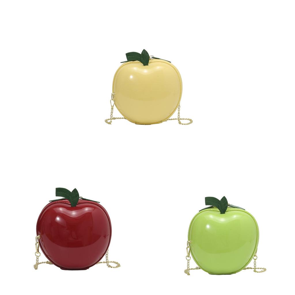 Fruit Mini Coin Purse With Zipper Closure For Daily Casual Wear