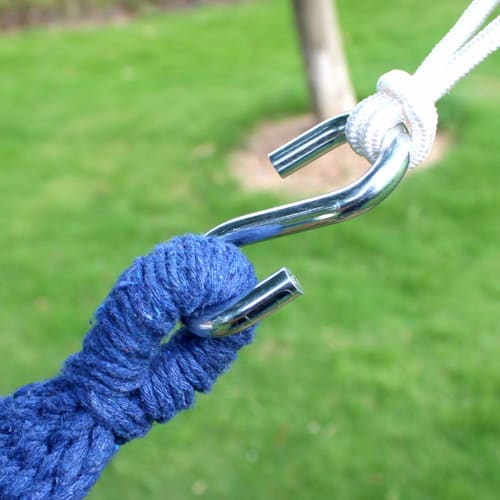 Two Heavy-duty S-shaped Metal Hooks, 150KG Bearing, Suitable for Home, Garage, Hammock, Swing, Office Use