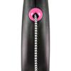 Retractable Leash - Flexi - FU02C3-251-S-CP - 3m - Black/Pink - For Small Animals Up To 8kg