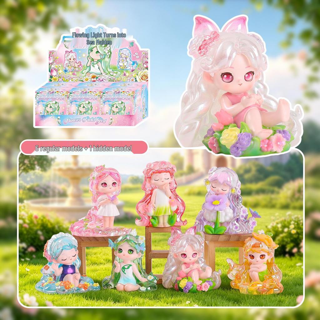 Guochao Hanfu Girl Figurine: Spring Breeze Blind Box Collectible – Dreamy Decor & Gift