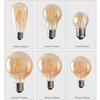 LED Industrial Bulb Dark Brown Light Adjustable Lamp 220V ST64 A60 G80 G45 E27