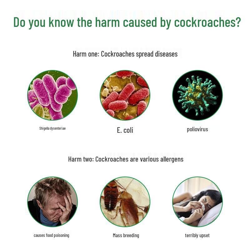 Yukang Cockroach Killer Bait Stations