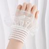 Detachable False Sleeve Cuffs White Black Wrist Cuff New Sweater Cuffs  Nail Art Accessories