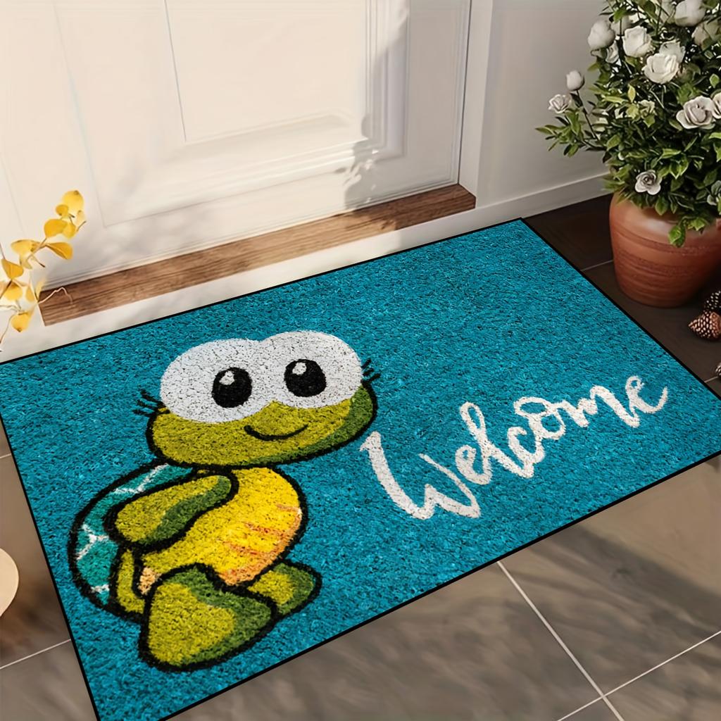Cute Little Turtle Carpet Cartoon Doormat Welcome Mat Kitchen Rug Living Room Carpet Rug For Bedroom Home Decoration