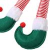 Ornaments Elf Santa Legs Plush Xmas Tree Pendants Durable Christmas Decor  Home