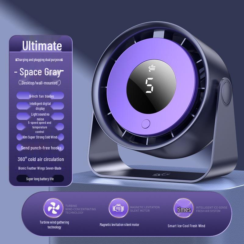 Silent USB Desktop Fan for Office, Home, or Bedroom
