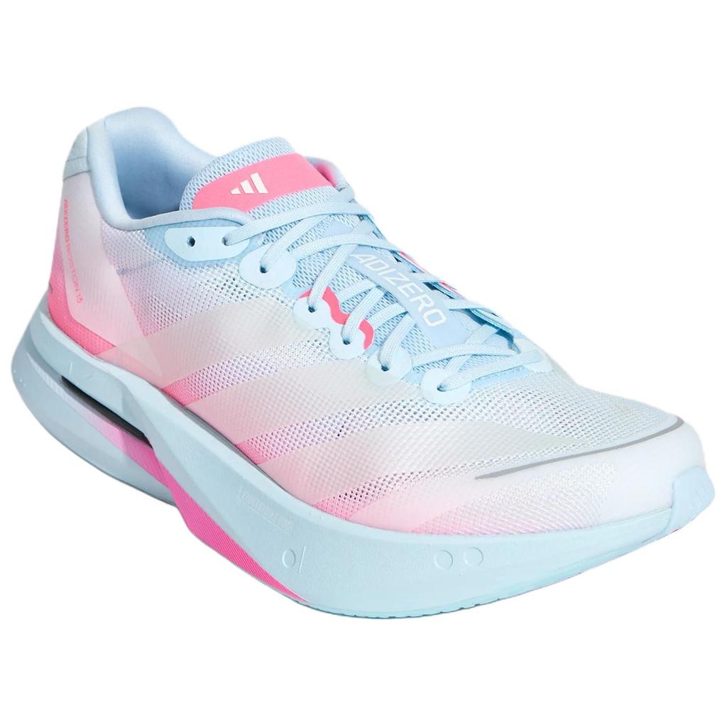 adidas Adizero Boston 13 Running Shoes Unisex Snow Crystal Blue/White 