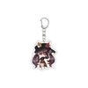 55MM Anime Genshin Impact Keychain Hu Tao Key Chain Acrylic Model Plate Christmas Gifts