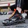 Large Size New National Flying Woven Blade Casual Sneakers Running Shoes Fashion Couple Dad Shoes Men's Shoes