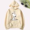 New Cartoon Print Hoodie: Couples' Plus Velvet Autumn/Winter Sweatshirt - Casual Versatile Pullover