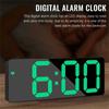 Alarm Clock Led Display Digital Mirror Alarm Clock Battery Plug-In Dual Purpose Alarm Clock Suitable For Bedroom Office