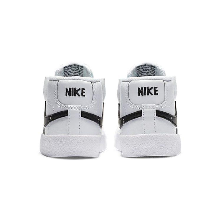 Nike Blazer Mid 77 Toddler Shoes Black White Infant And Toddler DA4088-100