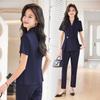 Women's Summer Professional Suit Set – Ideal for Hotel Front Desk, Jewelry Stores, Beauty Salons