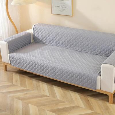Durable Simplicity Waterproof Cloth Double-sided Available Plaid Sofa Cover Solid Color Anti-fouling Pet Sofas Covers Reversible